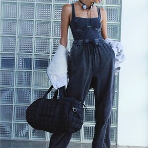 FP Movement by Free People Dark Gray Jumpsuit